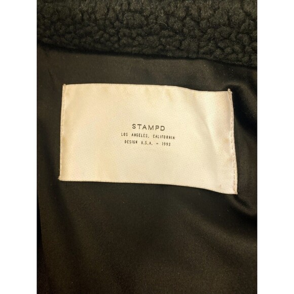STAMPD Fleece BOMBER Jacket Mens/Womens size xsmall - Picture 5 of 7
